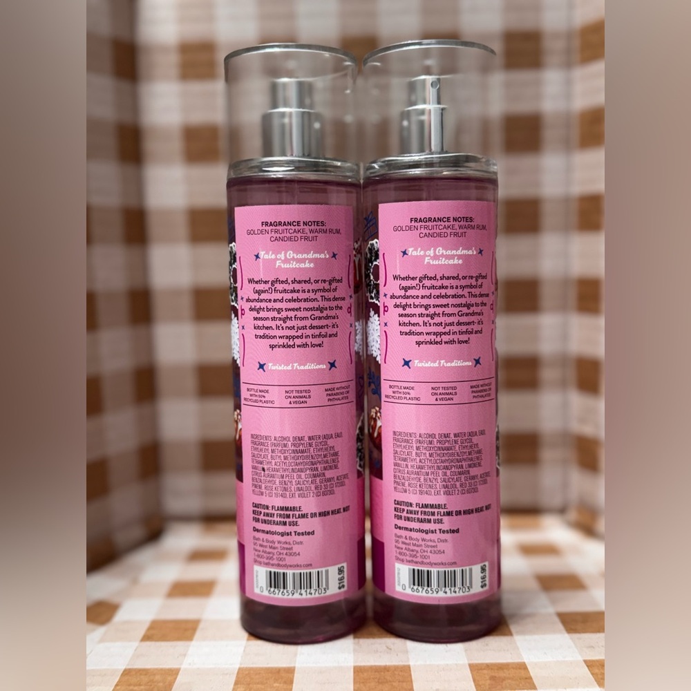 NEW B&BW(2) Grandma’s Fruitcake , Holiday Limited Edition body care Fragrance - Picture 2 of 3